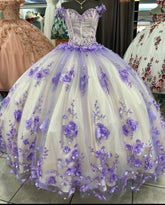 New Royal Blue Quinceanera Dress Beaded Spaghetti Straps with 3D Flowers